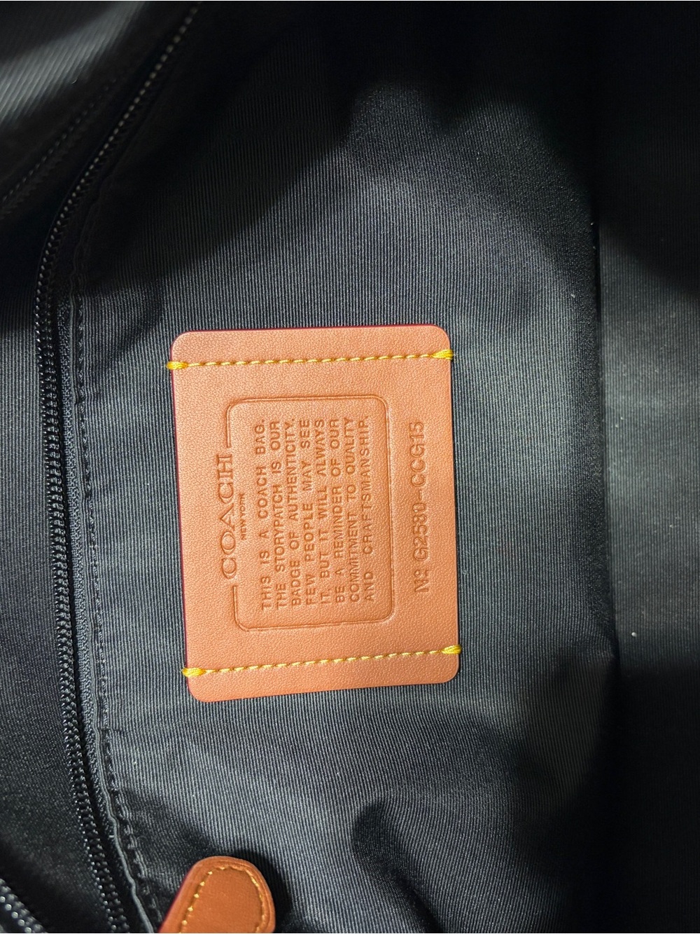 Coach finn cargo Pebbled Leather Sling Bag - Picture 3 of 5